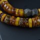 Baltic amber necklace with polished raw amber
